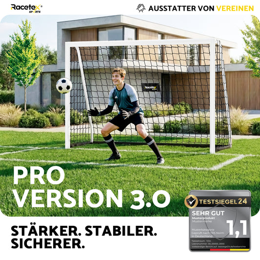 Fussballtor für Garten Kinder und Erwachsene [ENORM ROBUST]
