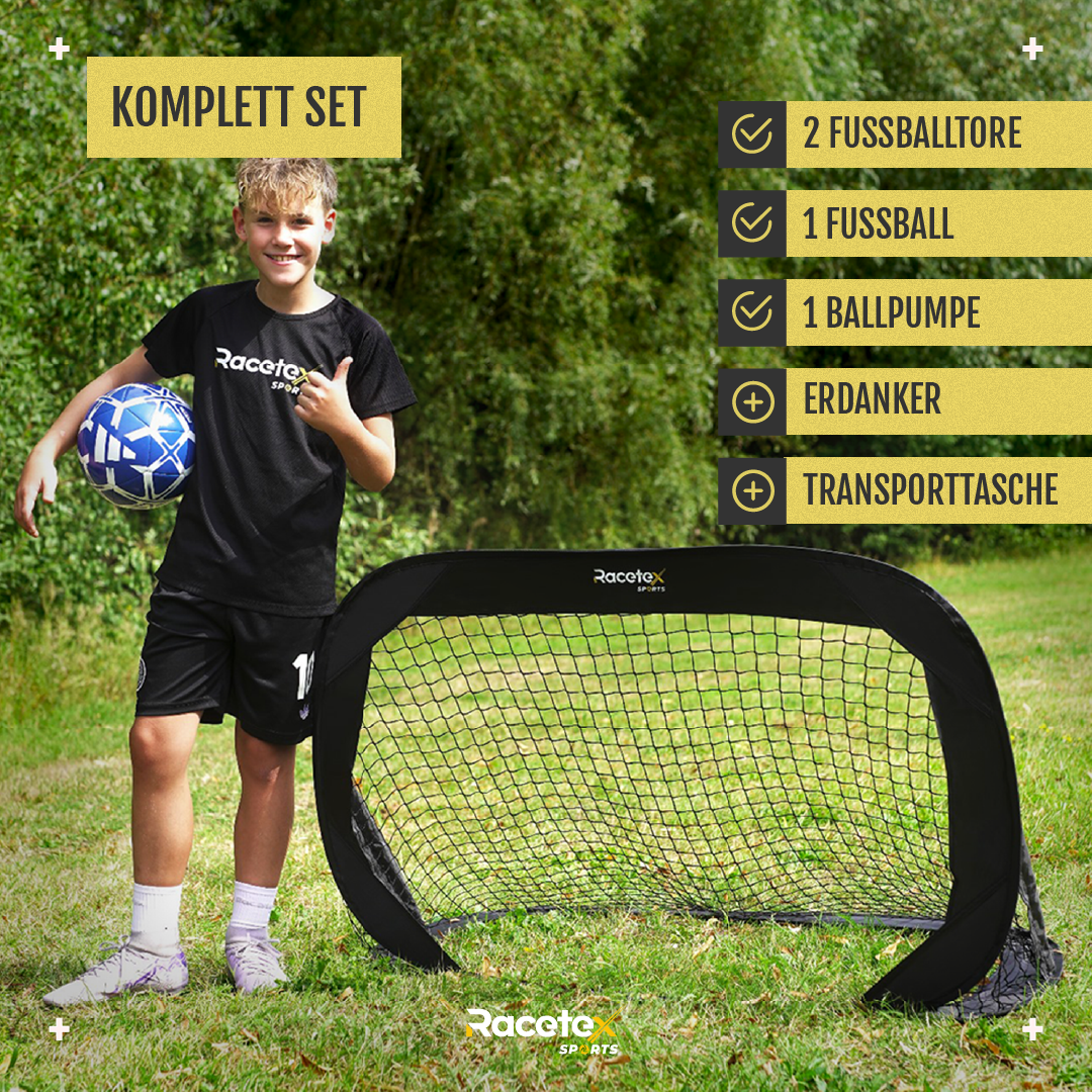 Fussballtore für Garten Kinder – 2er Set