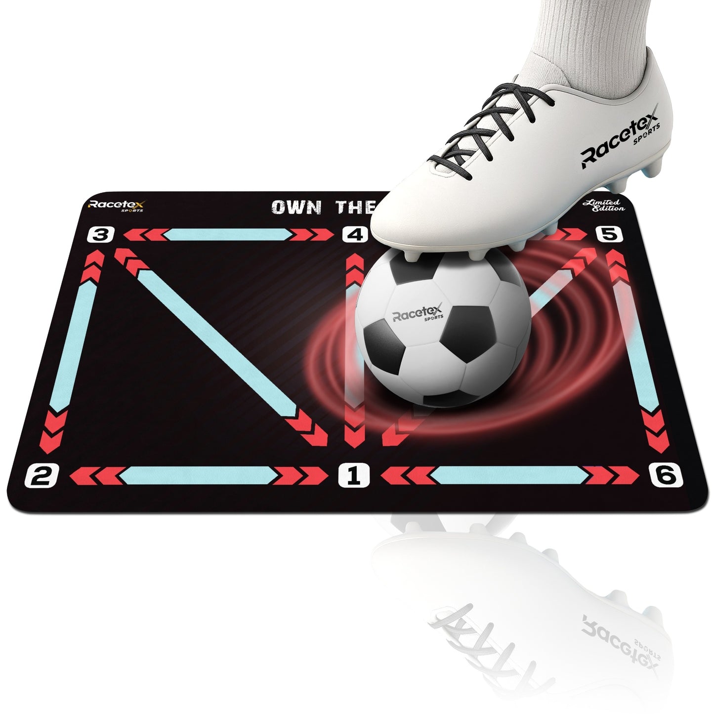 Racetex Fußballmatte für Kinder - Rutschfest & Langlebig